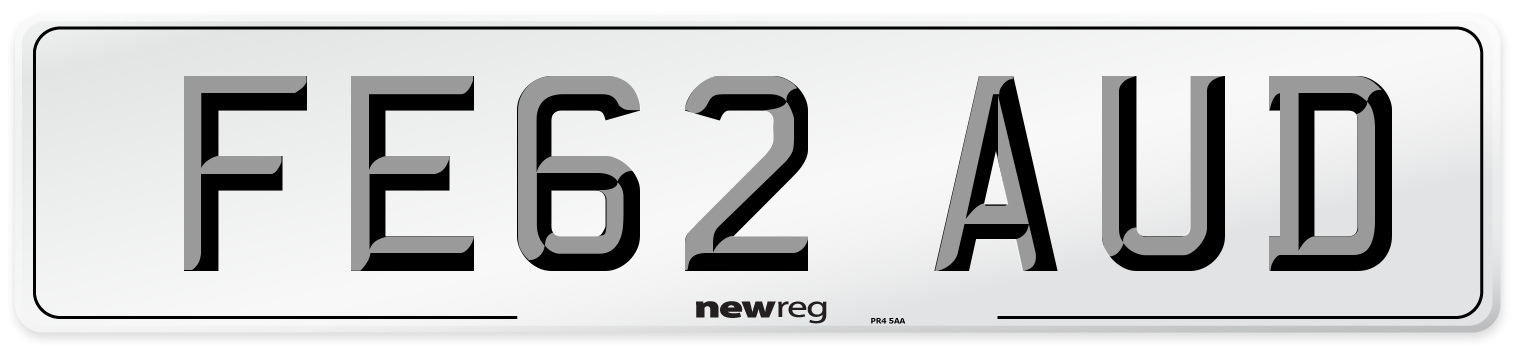 FE62 AUD Number Plate from New Reg